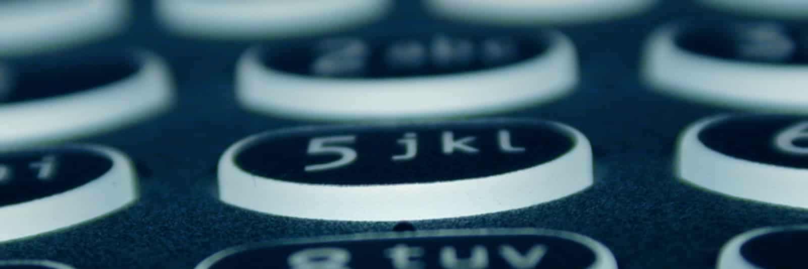 phone numbers and letters