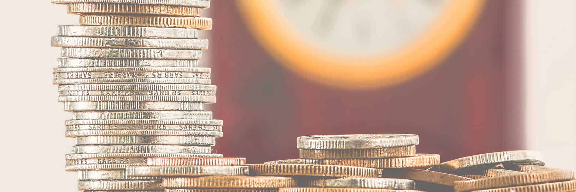 coins stacked