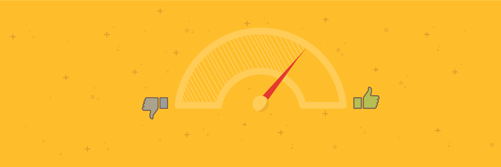 thumbs up or thumbs down meter