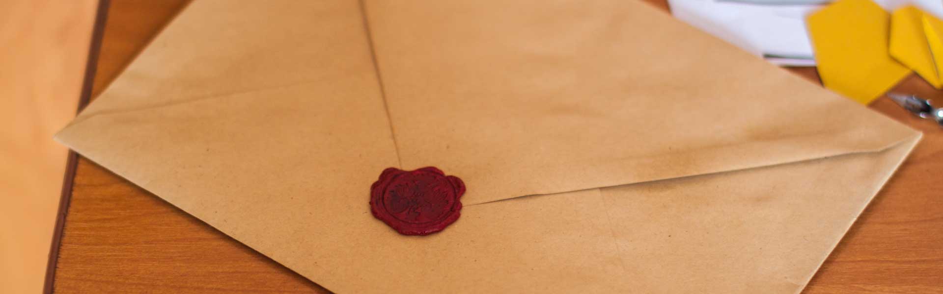 sealed brown envelope