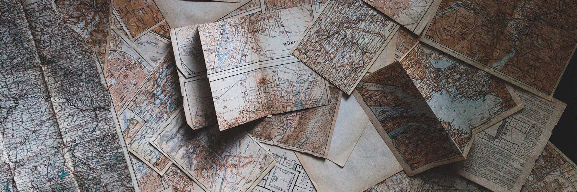 maps on floor